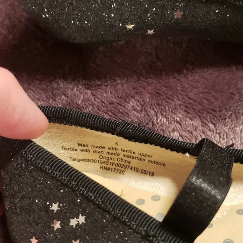 Cat‎ and Jack Sparkly Star Ballet Shoes